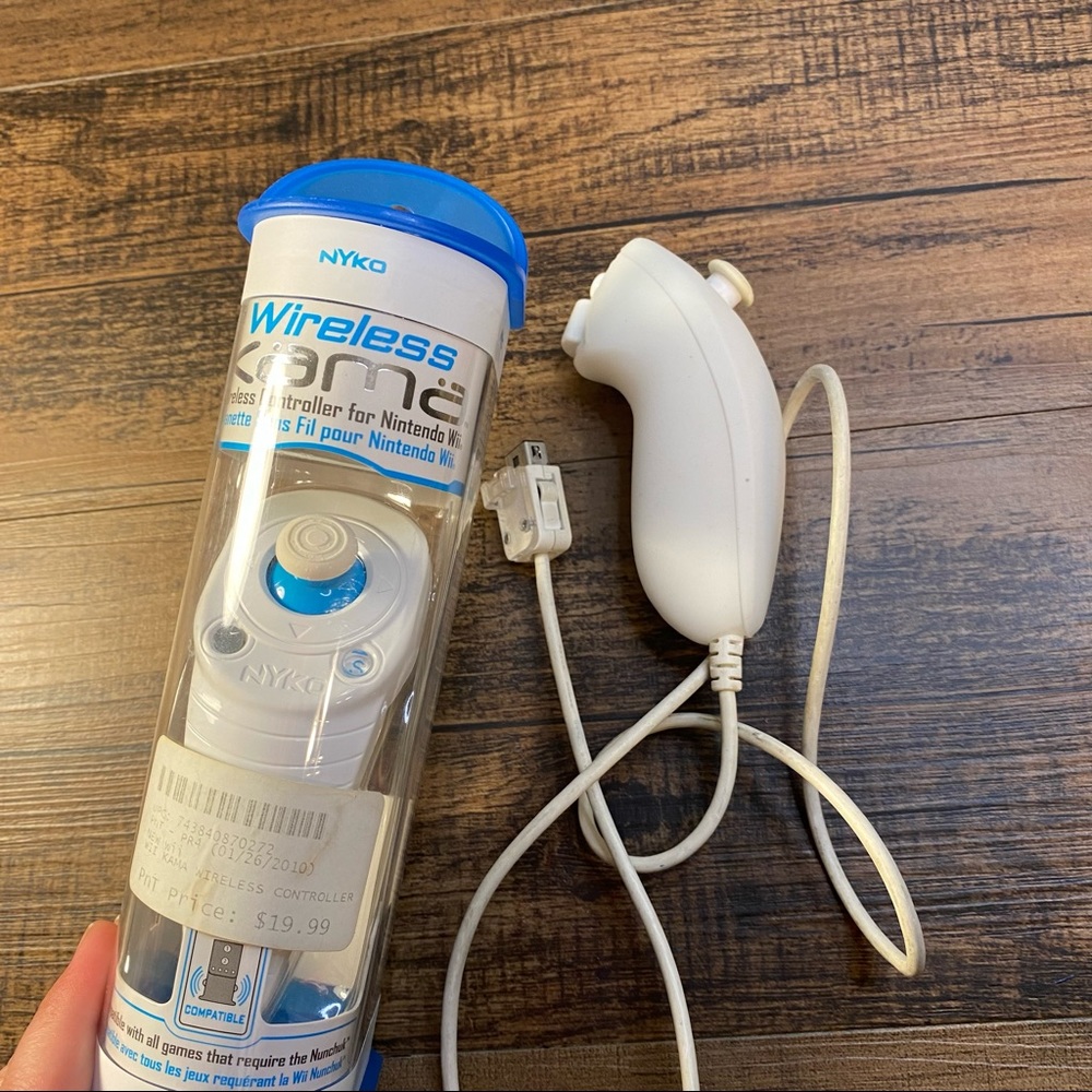 NWT Wii wireless Nunchuck!!! bonus: get an original one free!